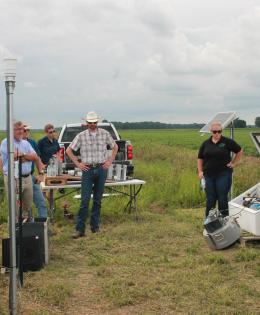 Water monitoring demonstration in Lenawee County