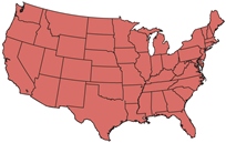salmon-colored placeholder map