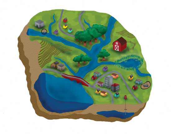 Watershed Illustration