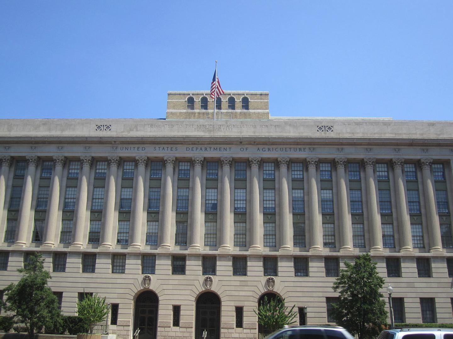 USDA headquarters building in Washington DC
