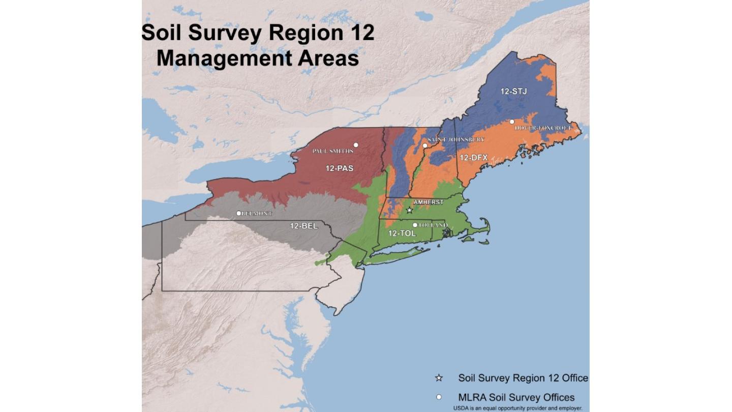 MLRA Survey Region 12 Map
