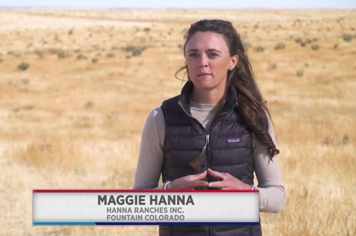 Maggie Hanna for Hanna Ranch.