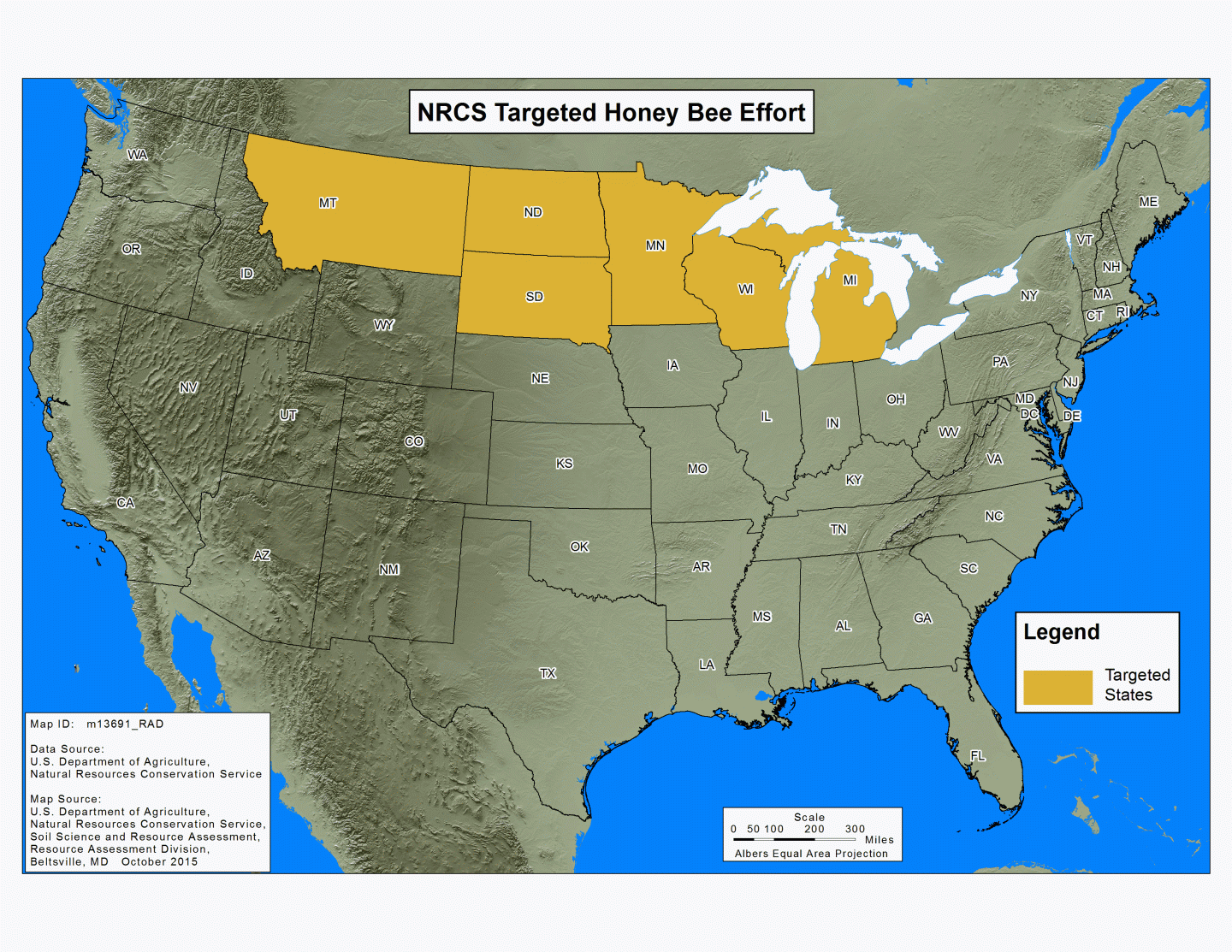Honeybee Targeted State Map
