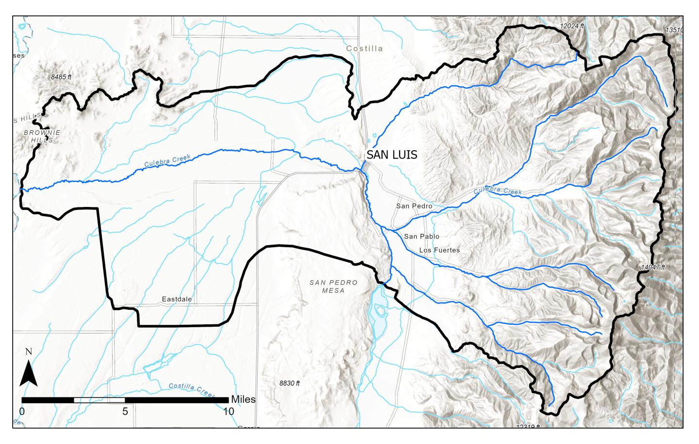 RCPP_Colorado Acequia Phase II map