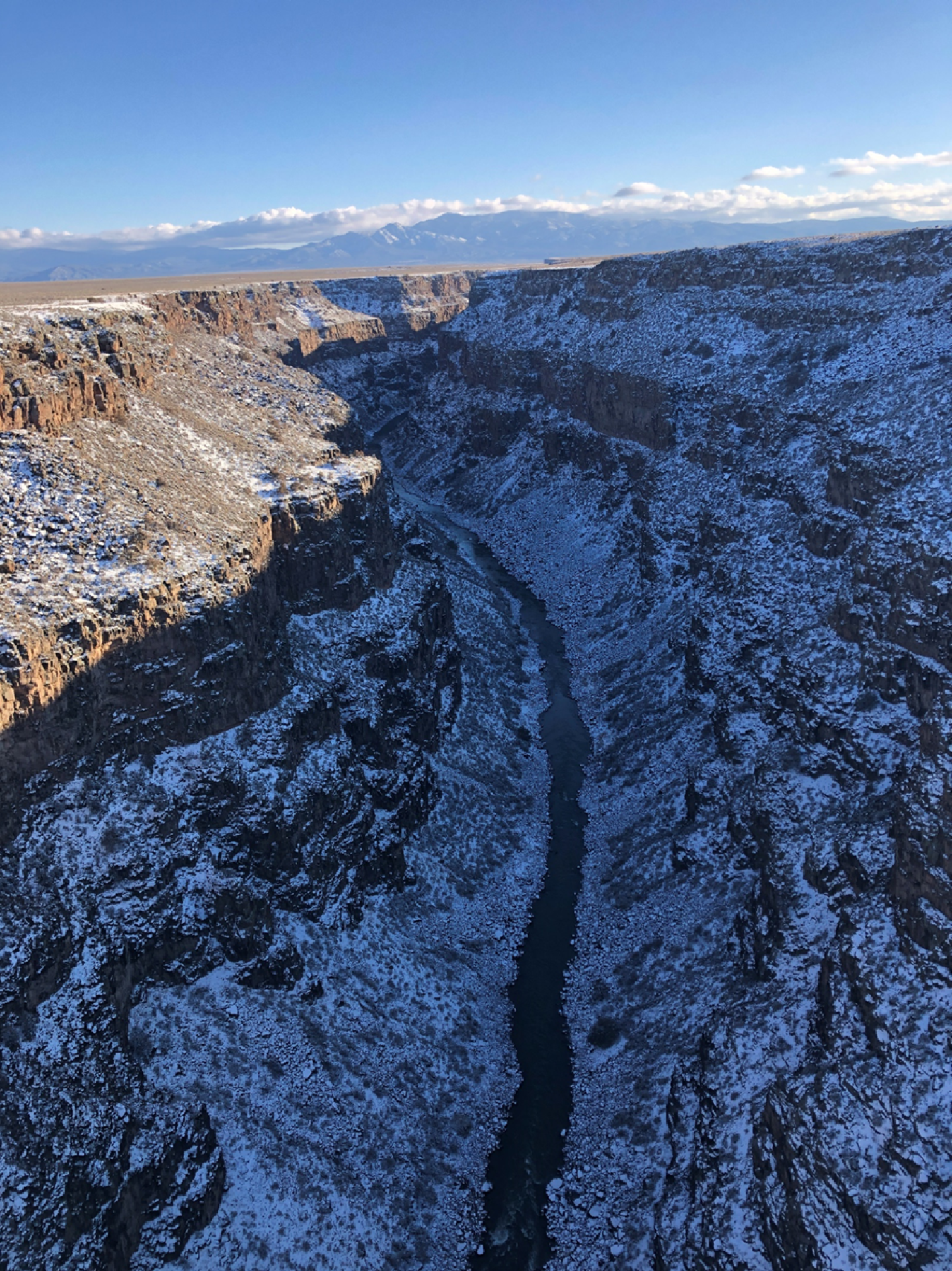 Looking south from the Rio Grande Gorge Bridge