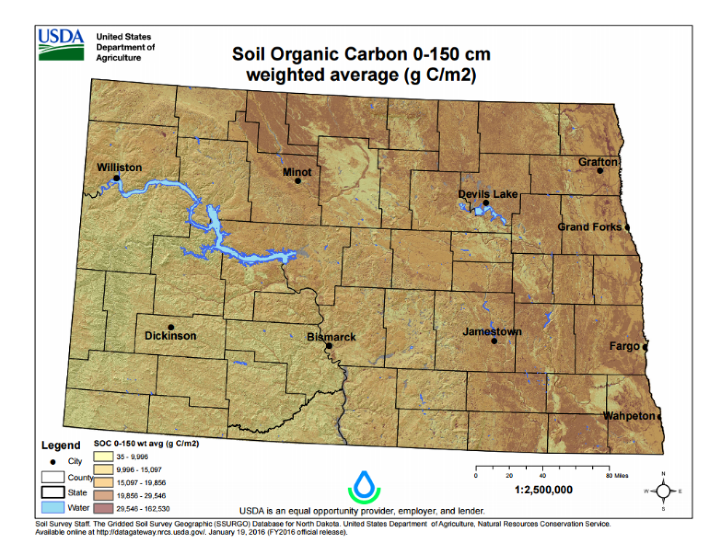 Soil Organic Carbon map