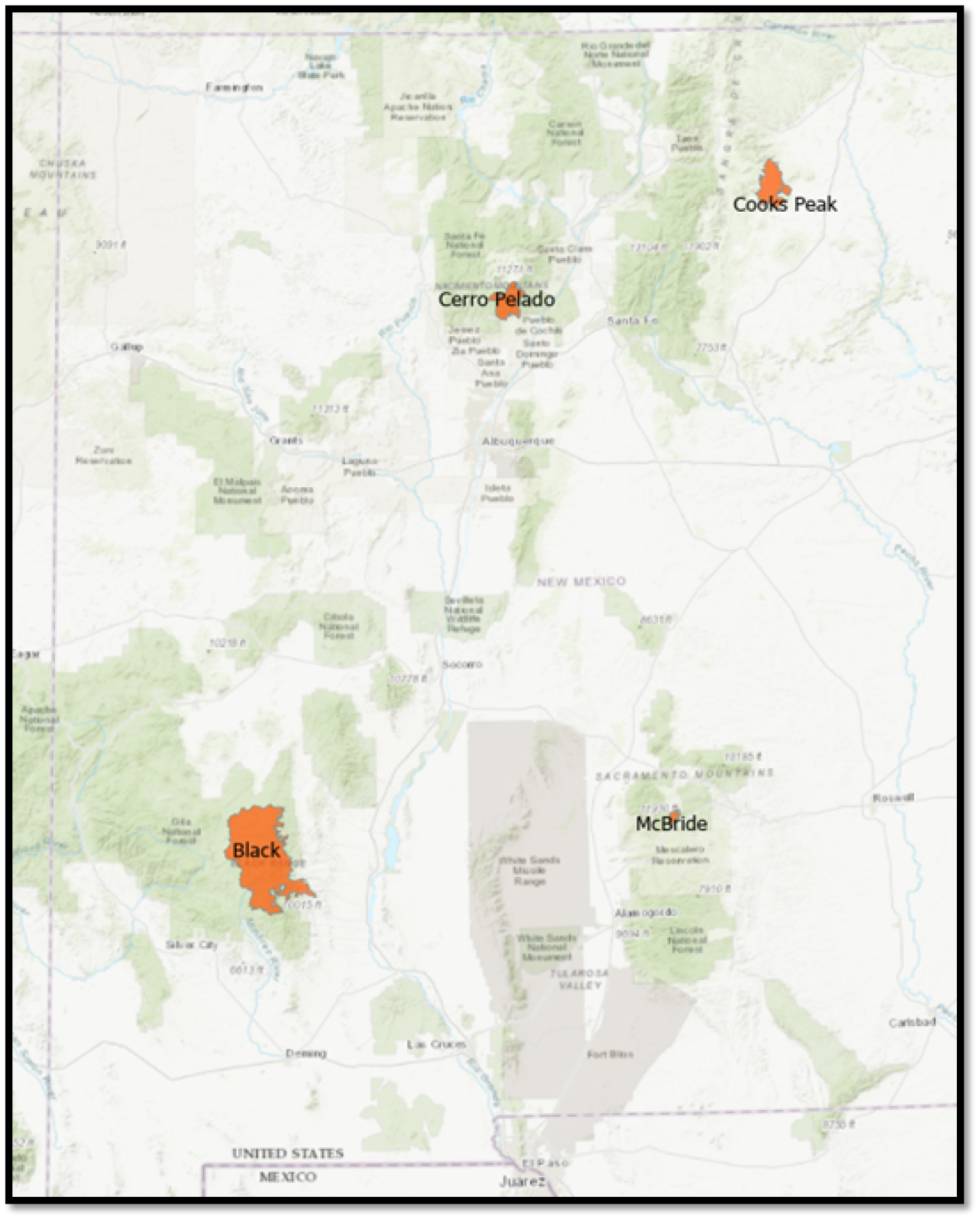 Map of disaster areas in new mexico 2022 by wildfire