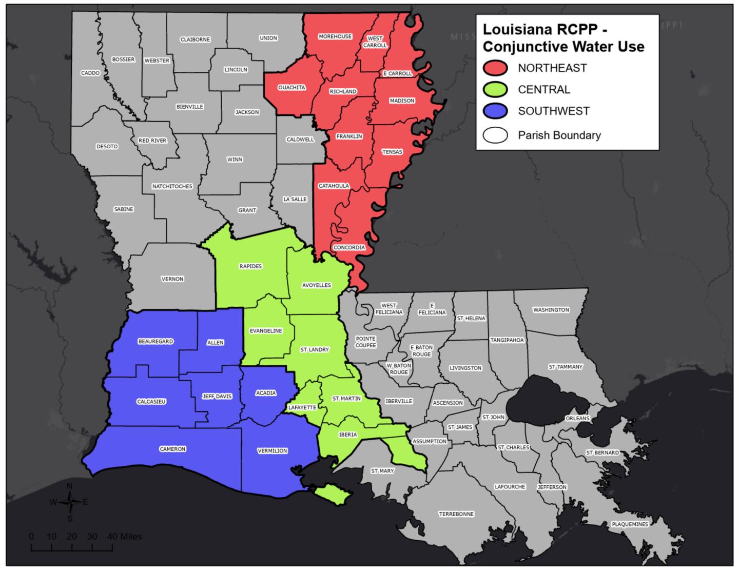 Louisiana RCPP Conjunctive Water Use