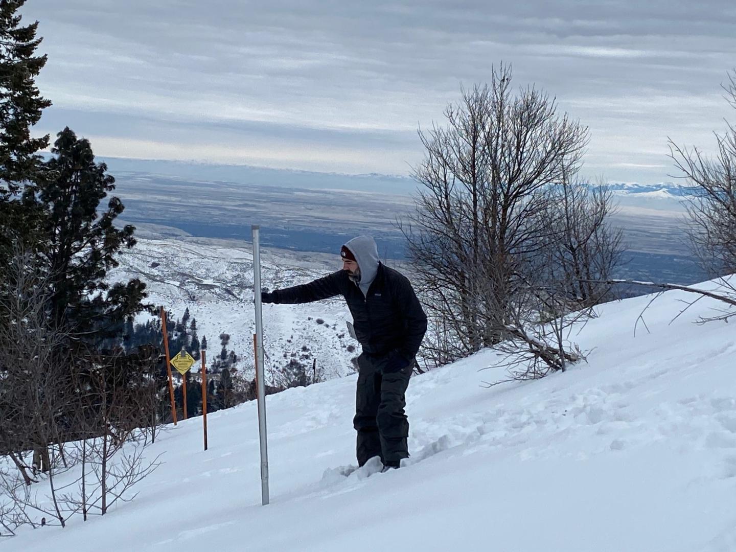 sampling snow