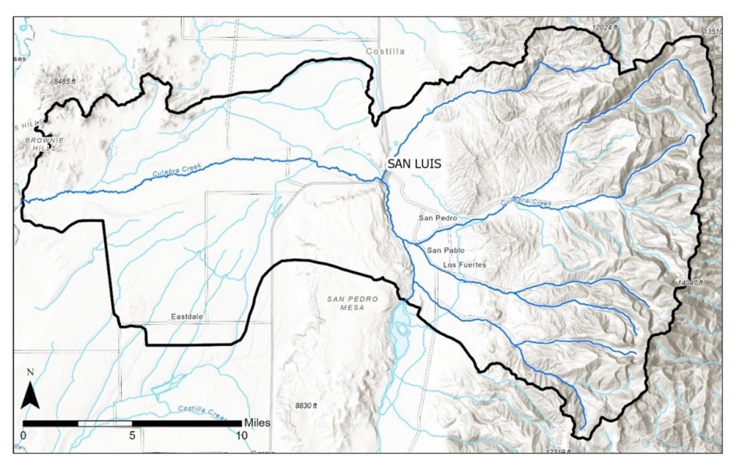 Colorado Open Lands RCPP April 2024 Project Map