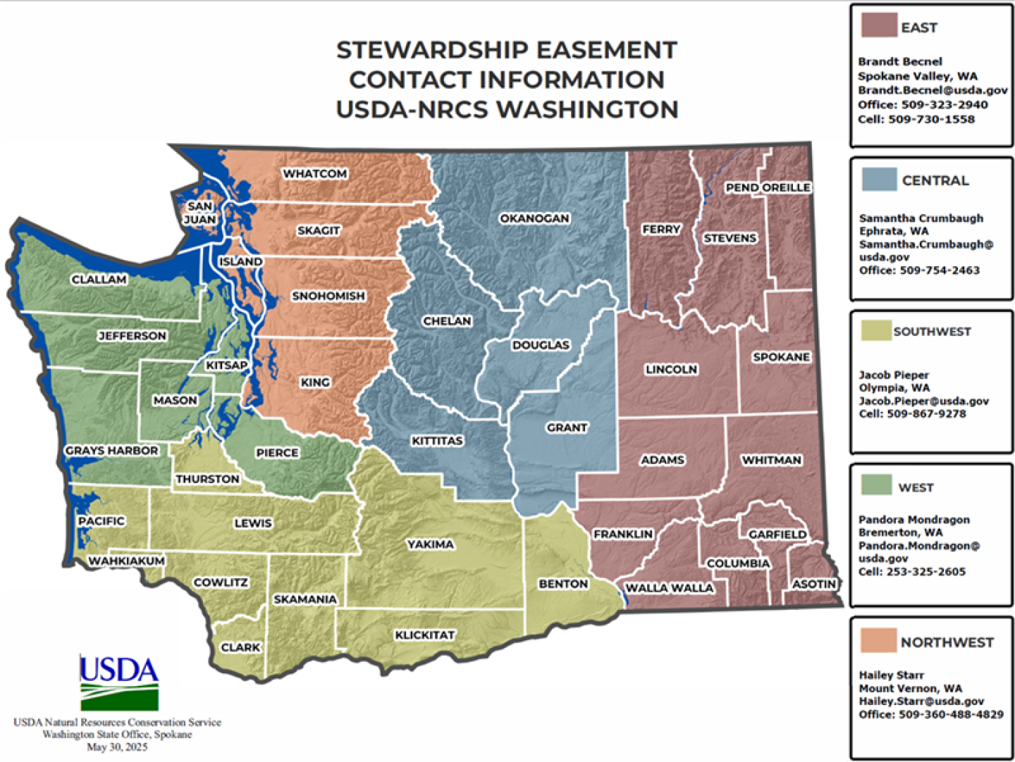 Stewardship Easement Contact Information