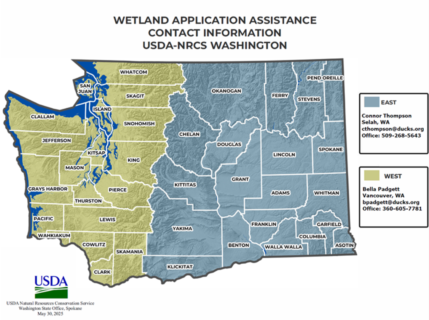 Wetland Application Assistance Contact Information