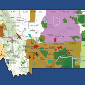 map of current local funding opportunities in Montana