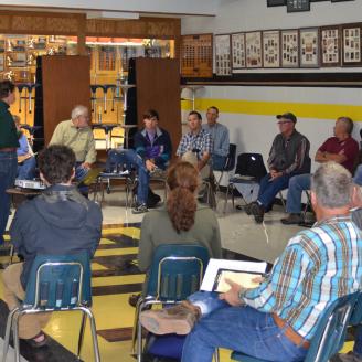 Stakeholder meeting in Winnett, Montana