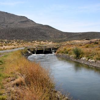 Main Canal at the Fletcher Gulch project in Eastern Oregon