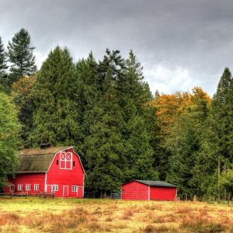 red barn