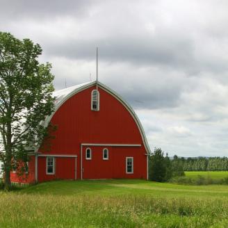 red barn