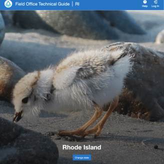 Rhode Island Field Office Technical Guide (FOTG) screenshot