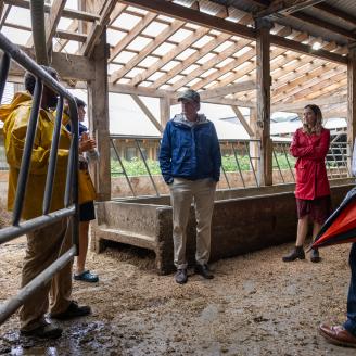 US Bonnie visits Rockbottom Farm