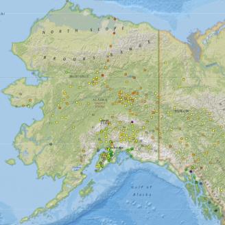 Preview of Alaska Interactive Snow Depth Map