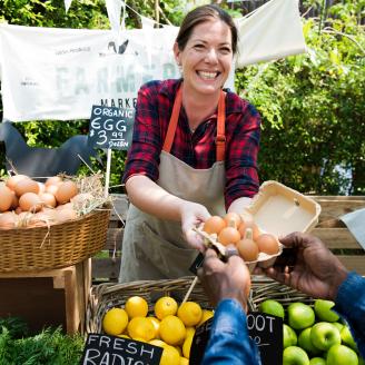 farmers market stall sale