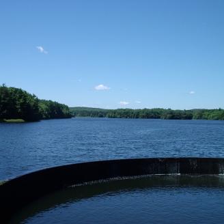 Regulating Reservoir in Moswansicut Pond-Huntinghouse Brook Watershed, Rhode Island
