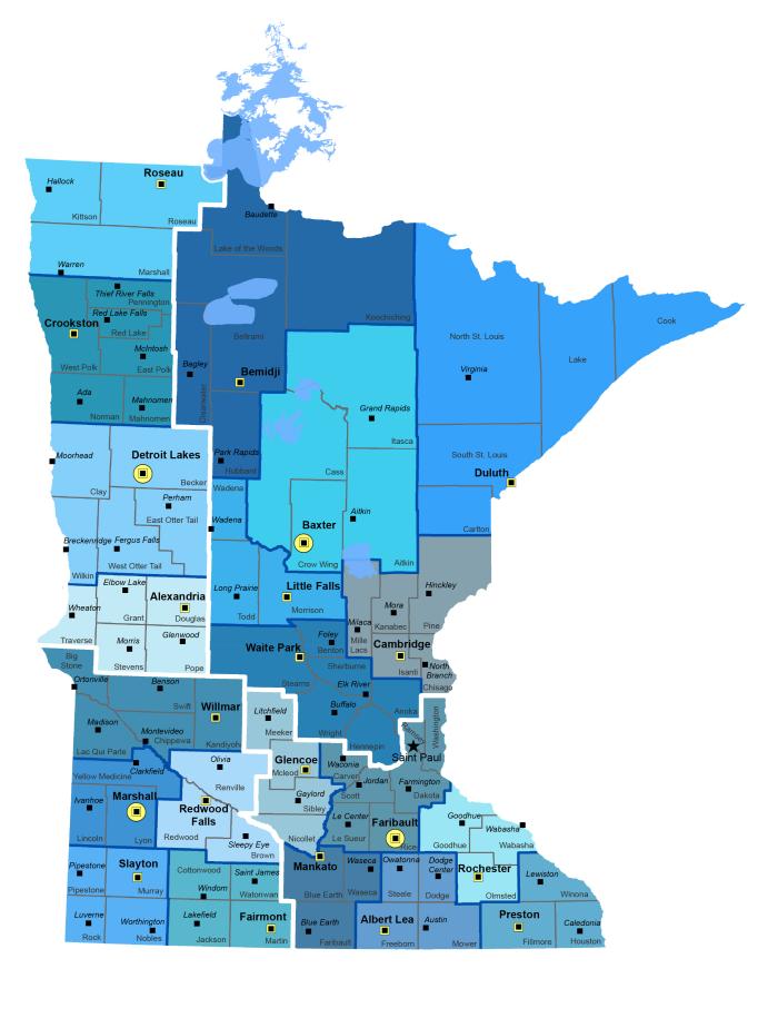 CST Map MN