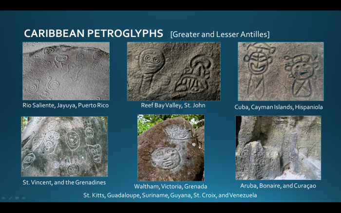 Six Caribbean petroglyphs from the Greater and Lesser Antilles - National Park Service