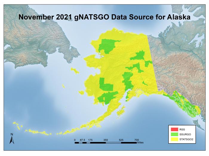 Source of data for gNATSGO for Alaska in 2021.