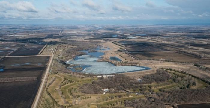 Larimore Dam in Grand Forks County, N.D, is one of the watershed dams that NRCS is helping to rehabilitate