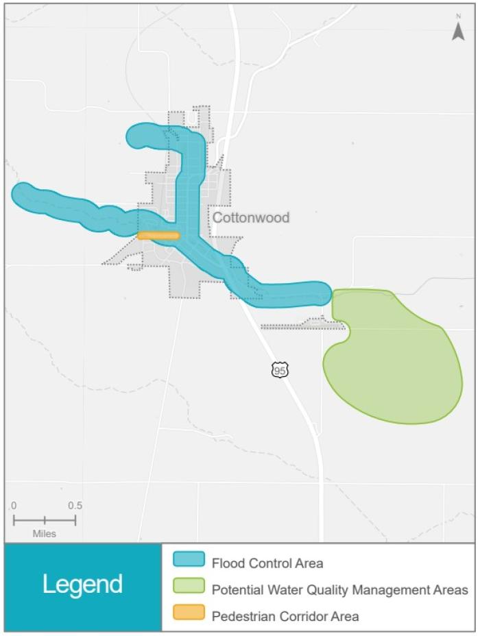 Map of Cottonwood Project