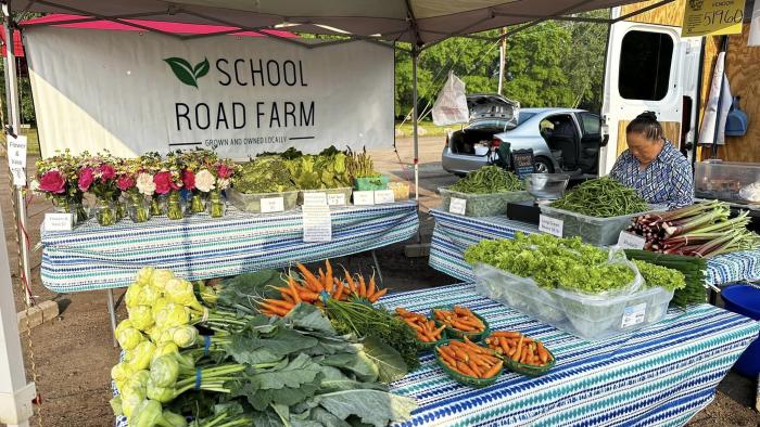 School Road Farm stand at the Wausau Farmers Market.