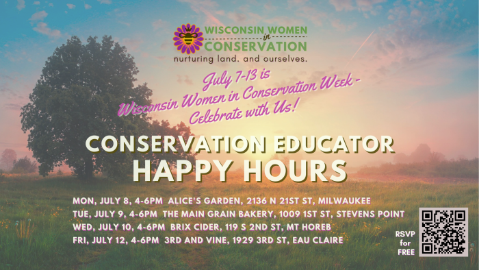 WiWiC Conservation Educators Happy Hours July 2024