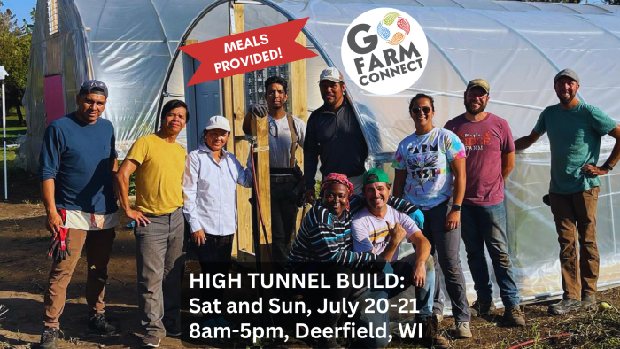 High Tunnel Build and Learn Event July 2024