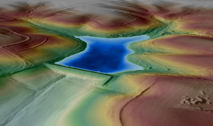 3D map of bathy metric survey