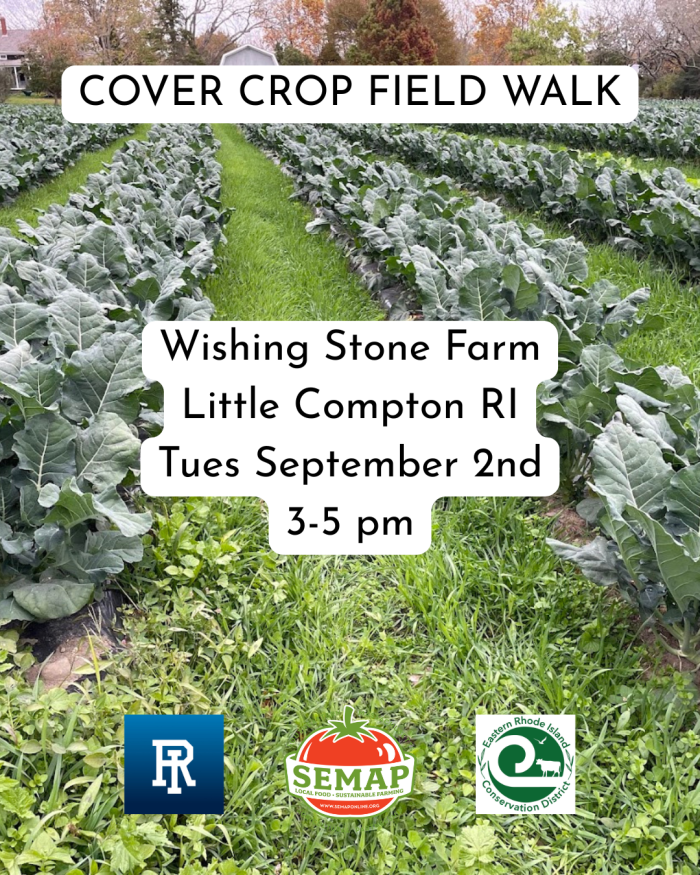 Cover Crop Field Walk - Wishing Stone Farm - Little Compton, RI