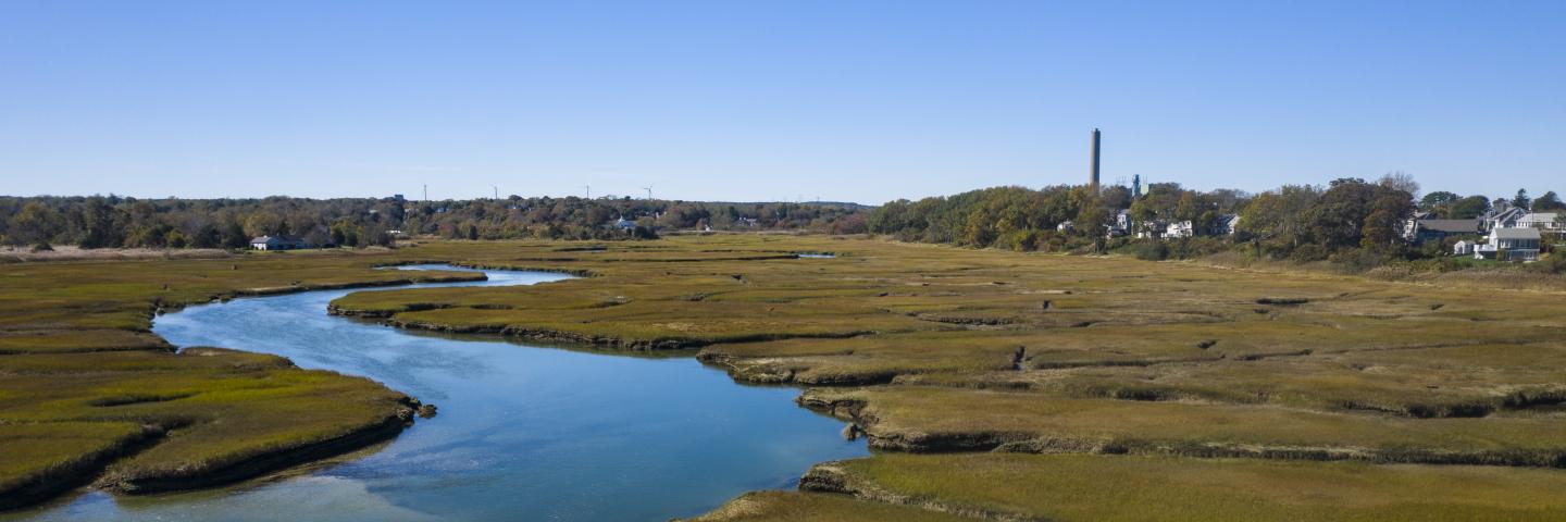 A salt marsh on Cape Cod