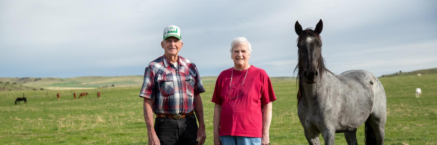 Visser family in Gallatin County, Montana
