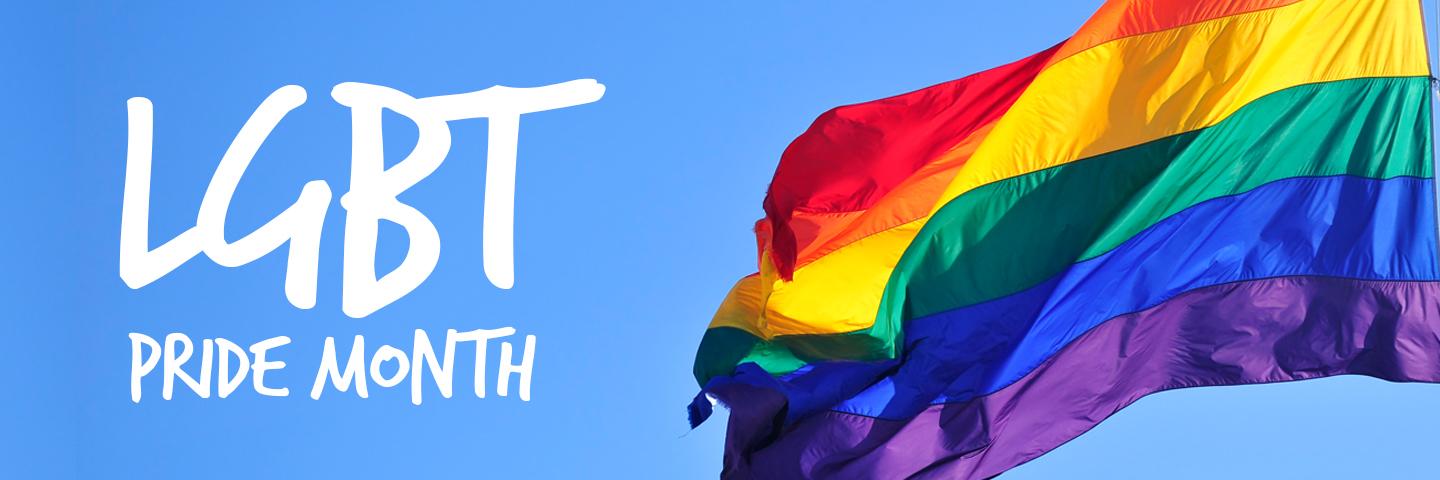 LGBTQ+ Pride Month Flag