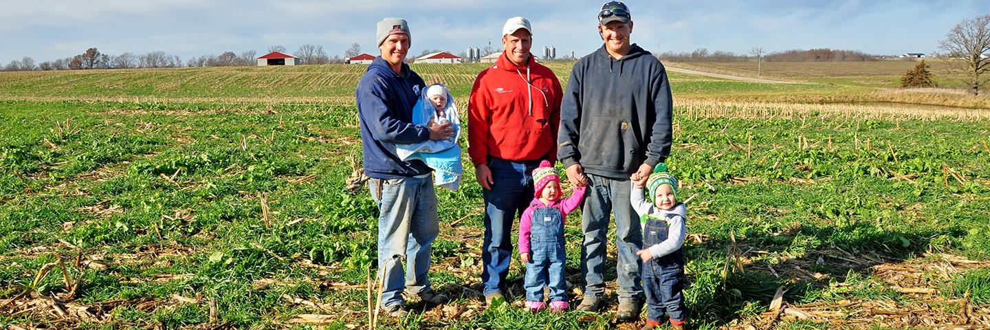 The Prevo Family in Bloomfield is seeing improved yields on traditionally poor-performing ground thanks to no-till and cover crops.