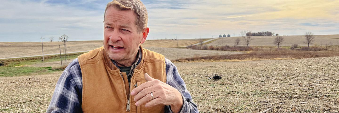Iowa's 2017 Conservation Farmer of the Year is inspiring young farmers to focus on improving soil health.