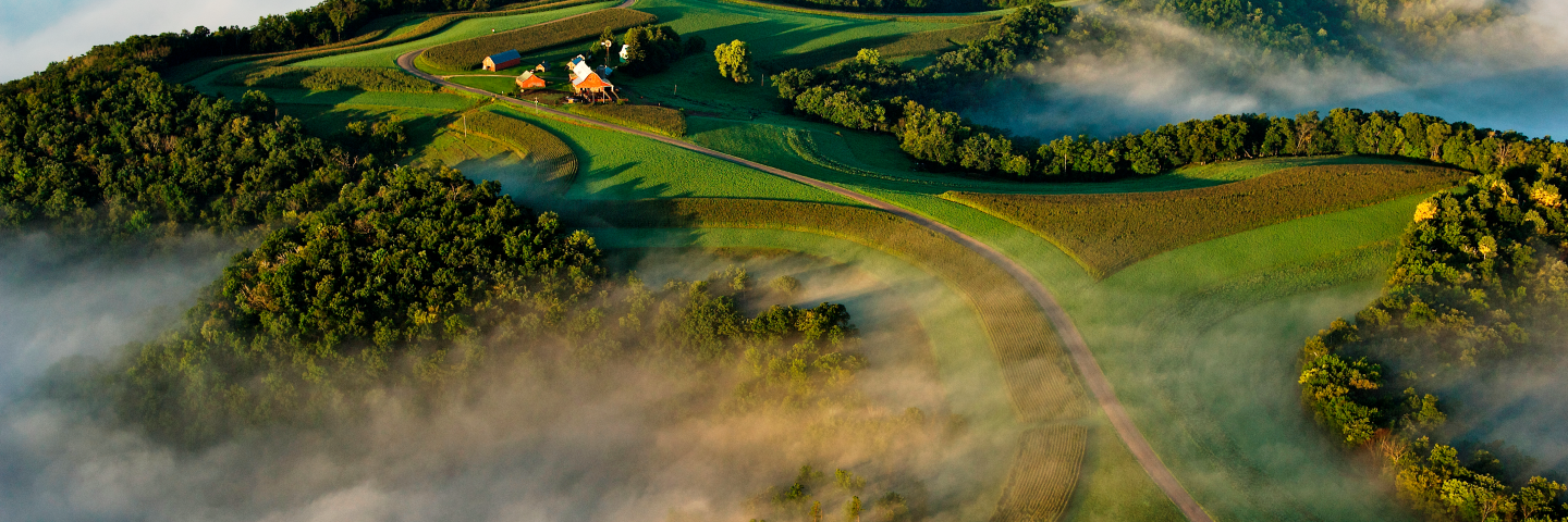 Photo of Coon Valley in Wisconsin.