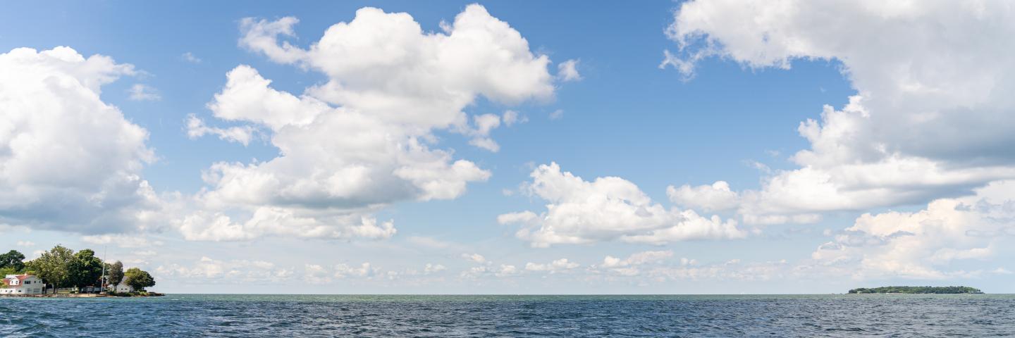 A view of Lake Erie near Put-in-Bay, Ohio