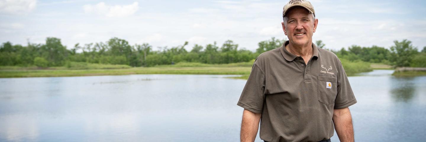 Mark Magura, the owner of Leap Frog LLC in Starke County, Indiana, turned 200.6 acres of Leap Frog into a permanent easement by enrolling it in the NRCS's Wetland Reserve Easement Program. The easement includes former cropland that was restored to create wetland, prairie and forest habitat for wildlife. Under the terms of the easement, the NRCS will have perpetual the right to have a say in how the property is managed. Landowners such as Magura retain usage rights to their property for passive enjoyment inc