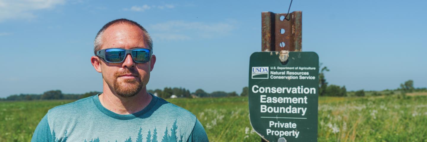 John Bellman worked with USDA’s Natural Resources Conservation Service to enroll 40 acres of his 104 acre property in Marshall County, Indiana into the Agricultural Conservation Easement Program’s Wetland Reserve Easement (WRE) component. 