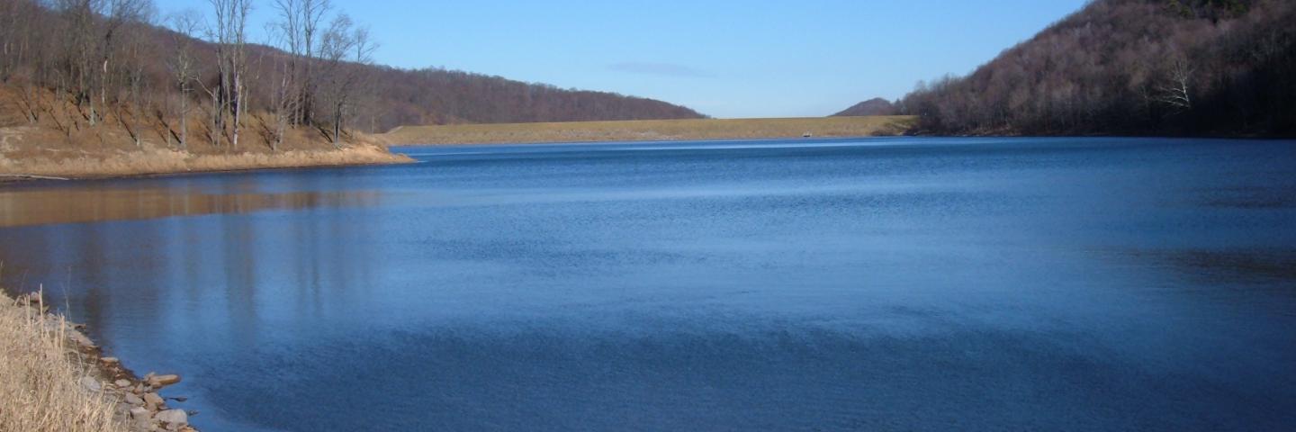 Water embankment dam photo