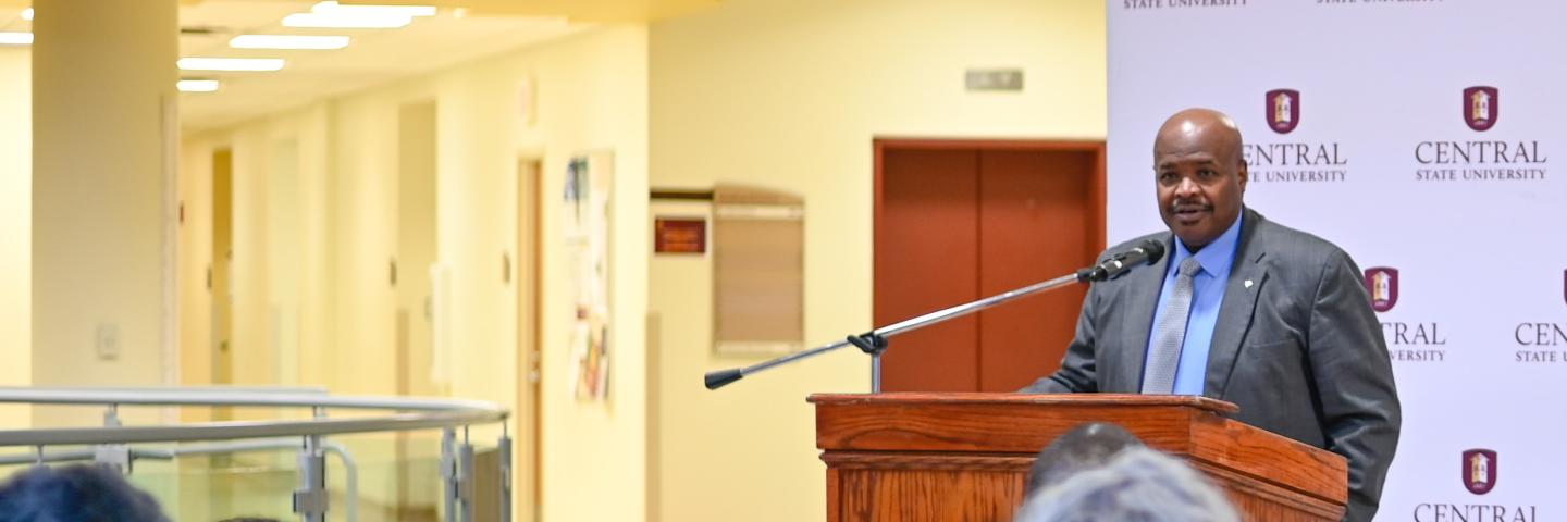 NRCS Chief Terry Cosby Announces $4.9 Million Project with Central State University.