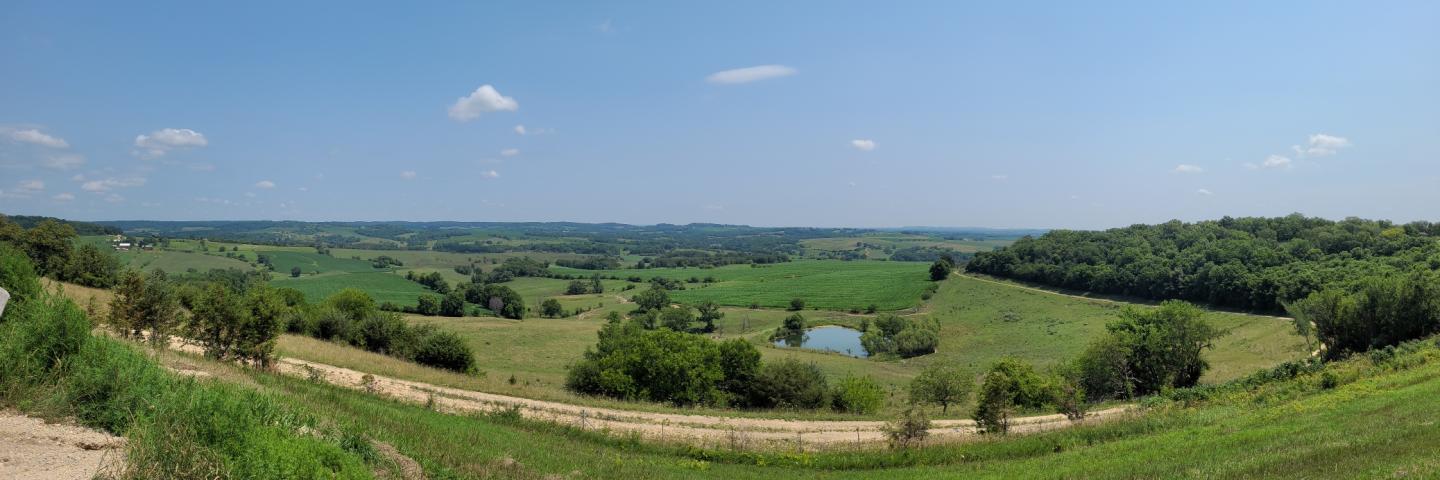 Driftless region scenic view