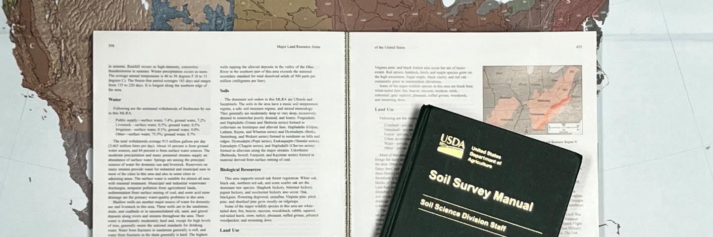 Soil Soil Manual and Ag Handbook 296 and Map