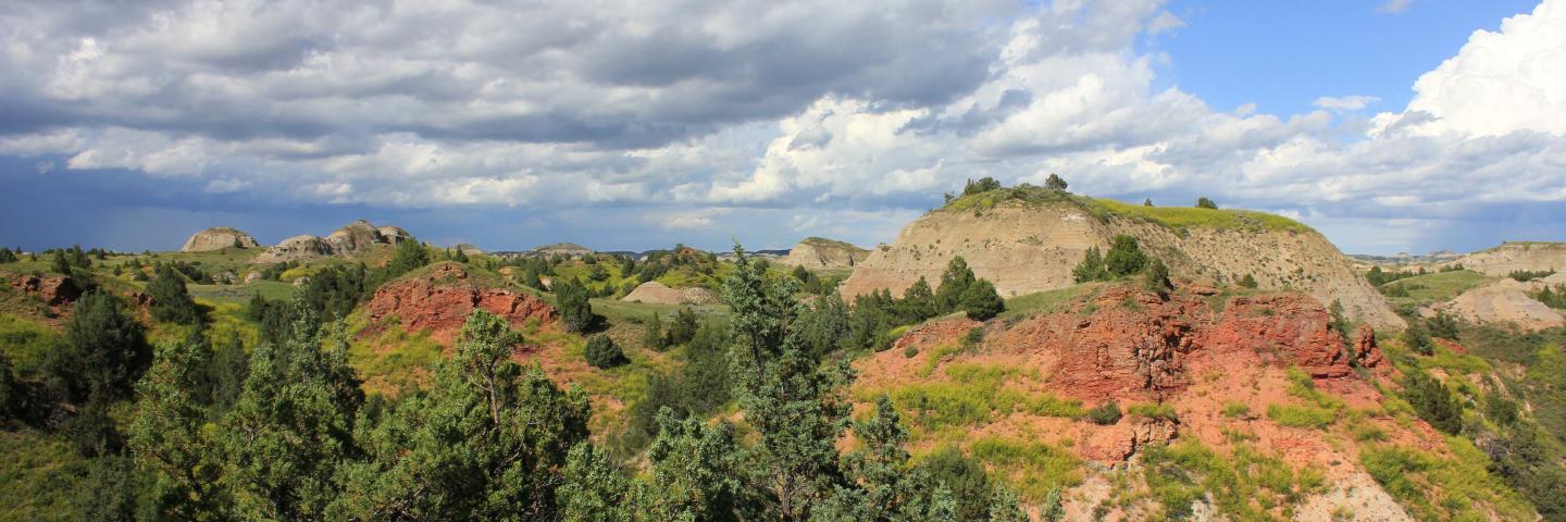 North Dakota Theodore Roosevelt National Park Badlands